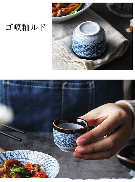 Zestaw do Sake Qinghai Bo - ciepli chińskiego wina ryżowego: czajnik i kubek ceramiczny - Wianko - 9