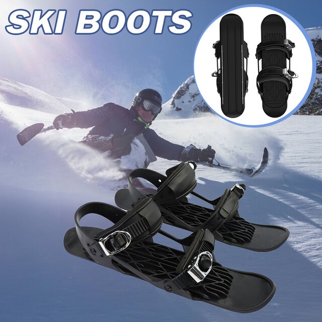 Buty narciarsko-snowboardowe uniseks przenośne, wysoka jakość, mini łyżwy ASD88 - Wianko - 2