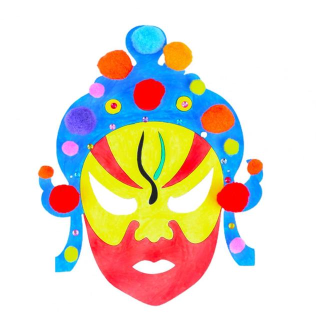 Zestaw kreatywny do makijażu twarzy Opera - edukacyjne rzemiosło dla dziecka - delikatne i piękne przedszkolne zabawki - Wianko - 23