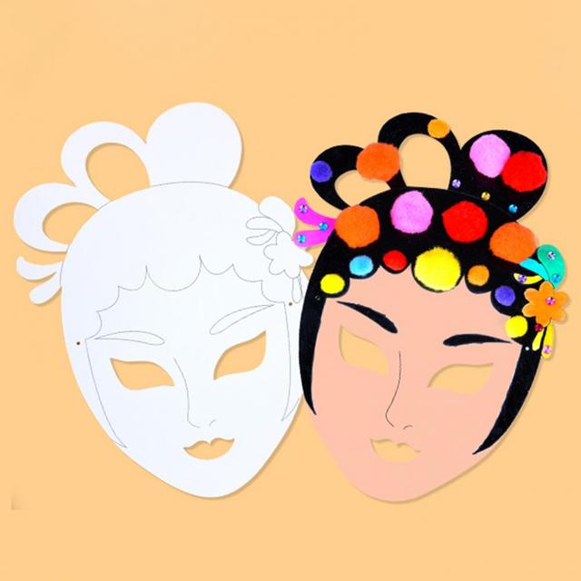 Zestaw kreatywny do makijażu twarzy Opera - edukacyjne rzemiosło dla dziecka - delikatne i piękne przedszkolne zabawki - Wianko - 3