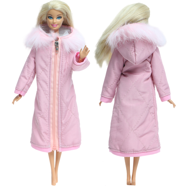 Zestaw zimowego swetra, sukienki i dodatków dla Barbie, Multicolor - Wianko - 18