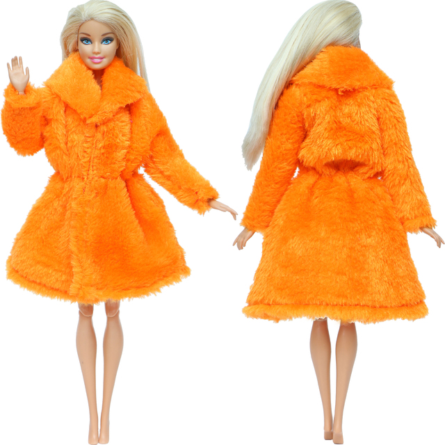 Zestaw zimowego swetra, sukienki i dodatków dla Barbie, Multicolor - Wianko - 16
