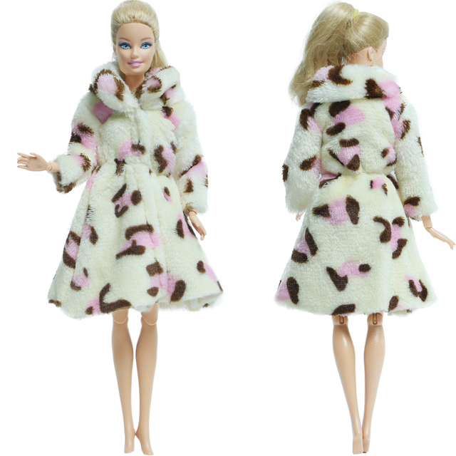 Zestaw zimowego swetra, sukienki i dodatków dla Barbie, Multicolor - Wianko - 24