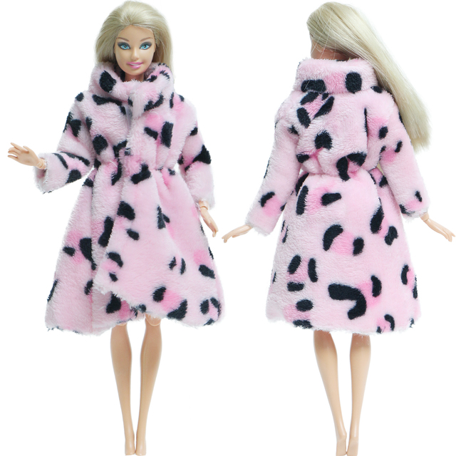 Zestaw zimowego swetra, sukienki i dodatków dla Barbie, Multicolor - Wianko - 25