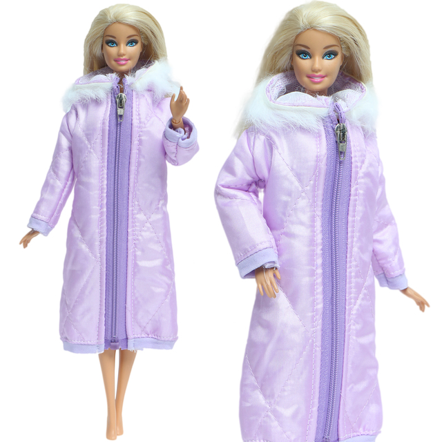 Zestaw zimowego swetra, sukienki i dodatków dla Barbie, Multicolor - Wianko - 20
