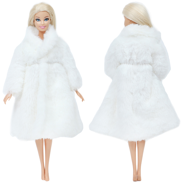 Zestaw zimowego swetra, sukienki i dodatków dla Barbie, Multicolor - Wianko - 11