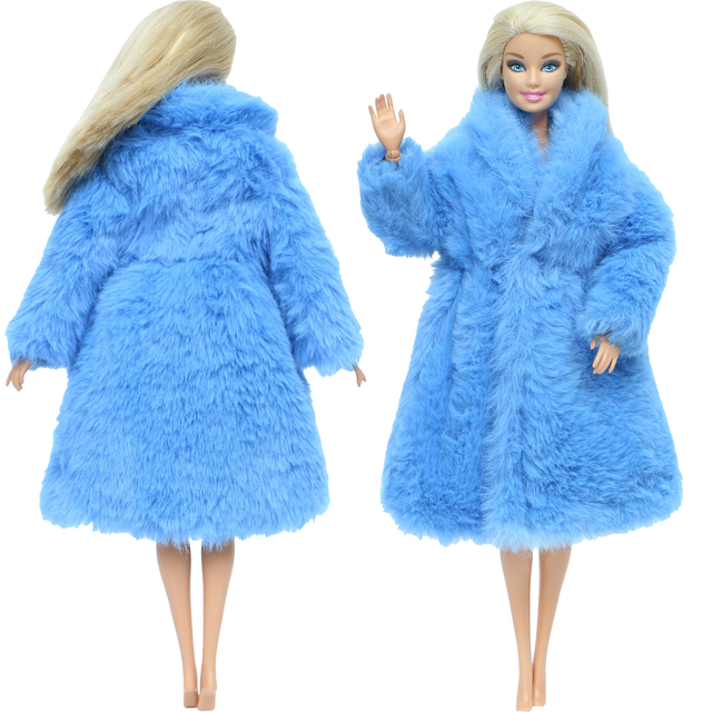 Zestaw zimowego swetra, sukienki i dodatków dla Barbie, Multicolor - Wianko - 7
