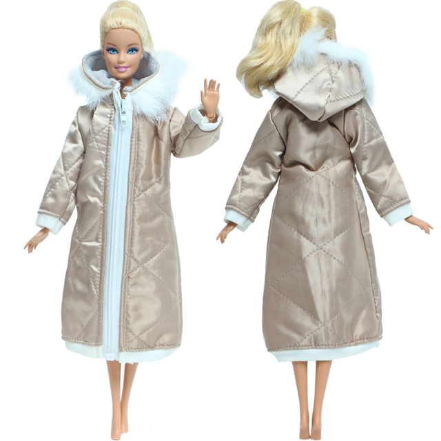Zestaw zimowego swetra, sukienki i dodatków dla Barbie, Multicolor - Wianko - 23