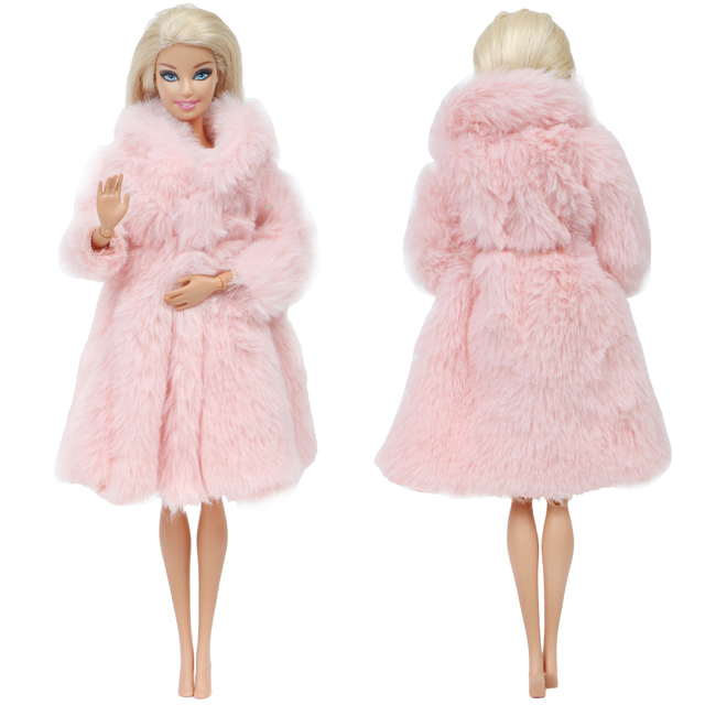 Zestaw zimowego swetra, sukienki i dodatków dla Barbie, Multicolor - Wianko - 13
