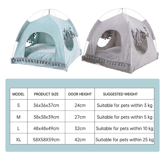 Nowy oddychający namiot letni M-L 2020 dla kota i szczeniaka - Wianko - 2
