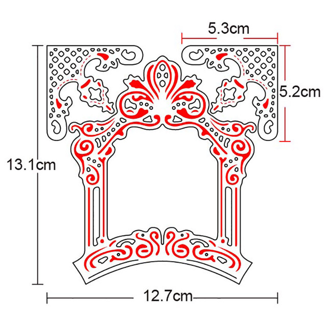 Ramka metalowa do wycinania szablonów i tworzenia DIY papierowych albumów, kart podarunkowych oraz stempli rzemieślniczych – nowości 2022 - Wianko - 4