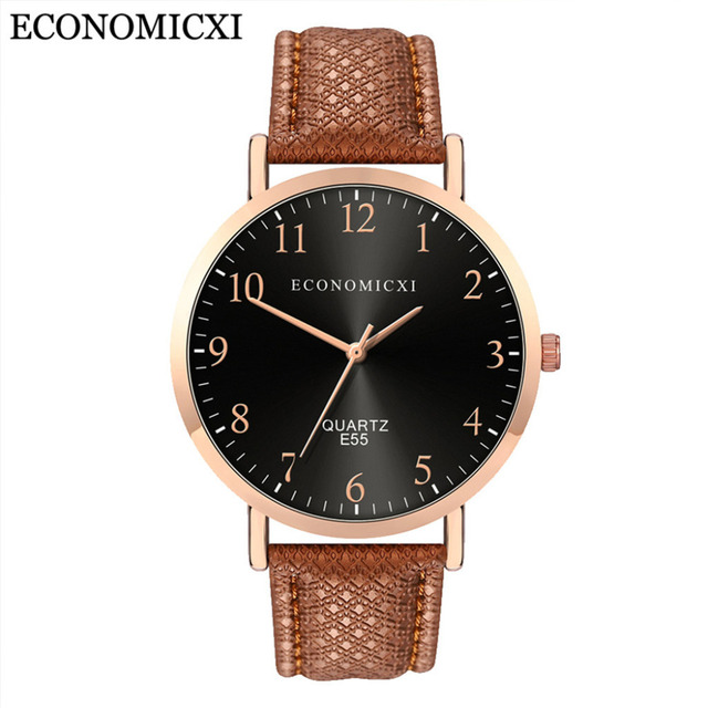 Nowy damski zegarek na rękę z luksusowym skórzanym paskiem, kwarcowym mechanizmem i okrągłą tarczą z cyframi arabskimi - Wianko - 30