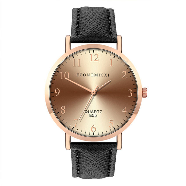 Nowy damski zegarek na rękę z luksusowym skórzanym paskiem, kwarcowym mechanizmem i okrągłą tarczą z cyframi arabskimi - Wianko - 28