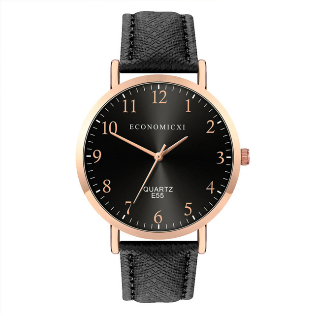 Nowy damski zegarek na rękę z luksusowym skórzanym paskiem, kwarcowym mechanizmem i okrągłą tarczą z cyframi arabskimi - Wianko - 17