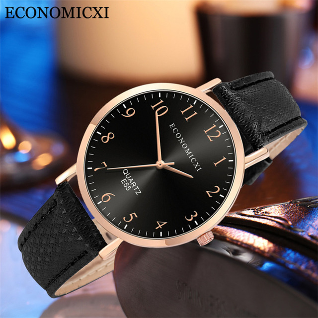 Nowy damski zegarek na rękę z luksusowym skórzanym paskiem, kwarcowym mechanizmem i okrągłą tarczą z cyframi arabskimi - Wianko - 9