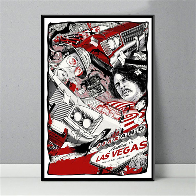 Plakat filmu klasyka 'Strach i wstręt w Las Vegas' na płótnie do dekoracji wnętrz - Wianko - 7