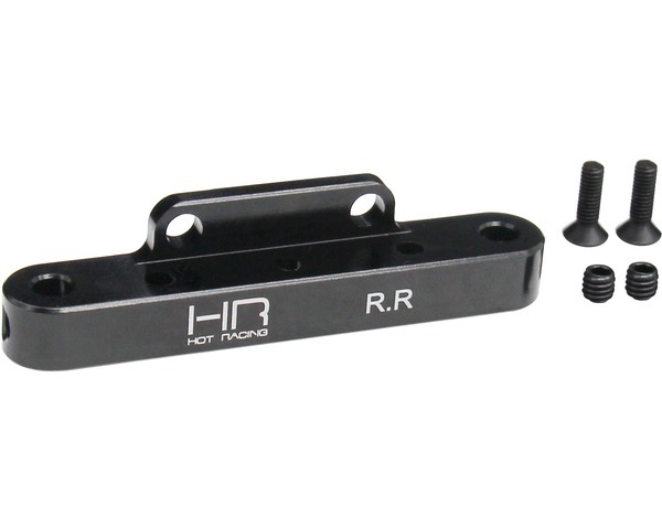Mocowanie ramienia na tylnym dolnym zawieszeniu Arrma 1/8 4X4 - Hot Racing aluminiowe tylny zawias pin brace - Wianko - 1