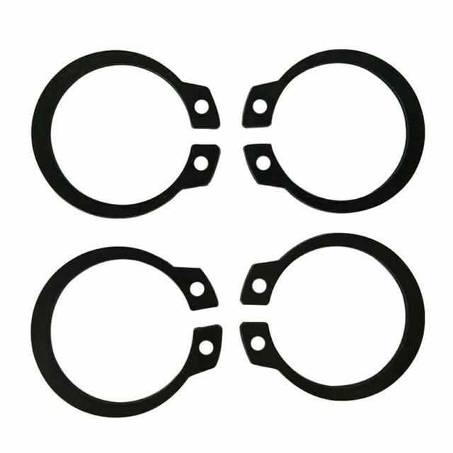 Zestaw pierścieni zamykających e-clip Snap Circlip Kit 300 szt. 3-32mm - 18 rozmiarów, czarne metalowe pierścienie zewnętrzne - Wianko - 5