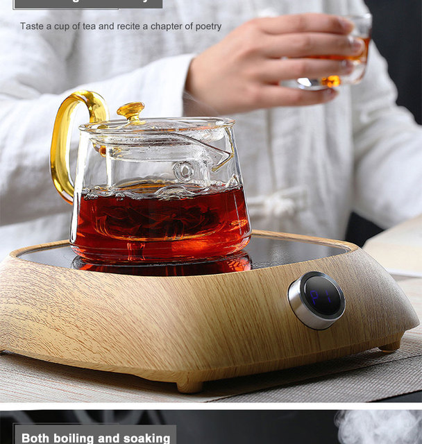 Dzbanek do herbaty japoński Sendian - przezroczysty imbryk ze szkła, odporny na wysokie temperatury z filtrem, idealny do biura i kuchni, nowość 2021 - Wianko - 5