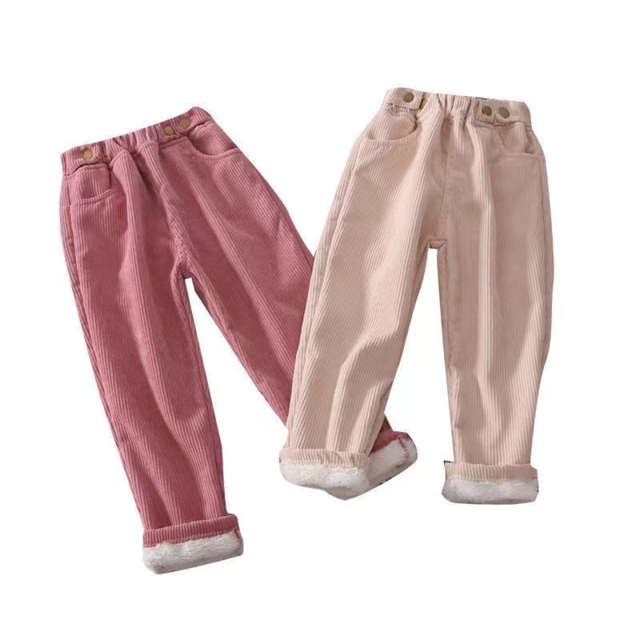 Ciepłe zimowe spodnie dla dzieci - jednokolorowe, bawełniane, proste (dwa kolory dostępne)Finalna wersja tytułu: Ciepłe zimowe spodnie dla dzieci - jednokolorowe, bawełniane, proste - Wianko - 14