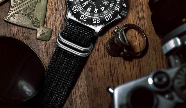 Męski zegarek Addies Dive 316L stal nierdzewna, czarna tarcza, wodoodporność 50m, luminous hand, koperta 51mm - Wianko - 11