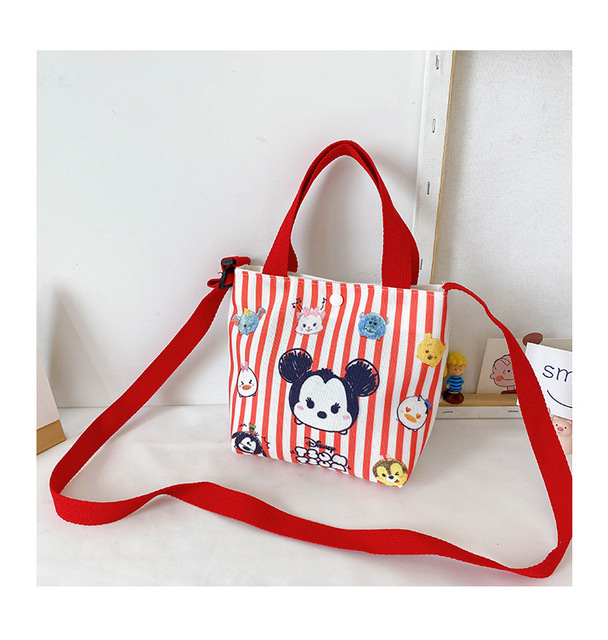 Pluszowy plecak dla dzieci - torba dziewczynki Mickey Mouse i Minnie Mouse z motywem kreskówkowym na ramię - Wianko - 22