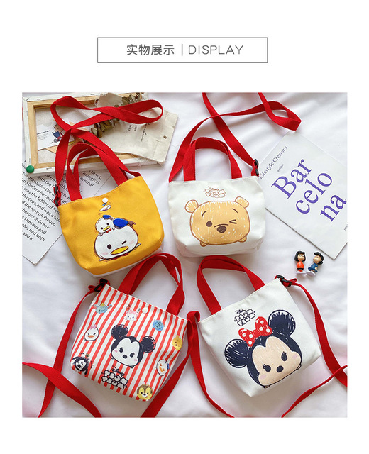 Pluszowy plecak dla dzieci - torba dziewczynki Mickey Mouse i Minnie Mouse z motywem kreskówkowym na ramię - Wianko - 19