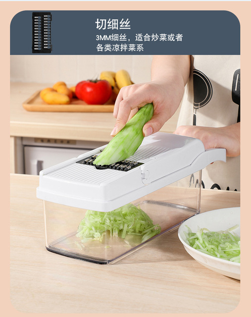 Krajarka do warzyw domowych - krojenie w kostkę, skróć czas przygotowywania posiłków - Wianko - 5