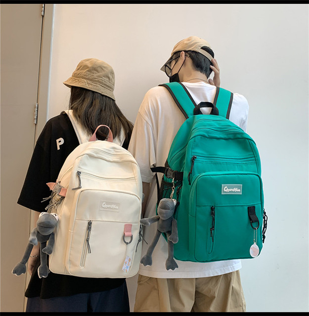 Duży plecak podróżny dla kobiet z wysokiej jakości nylonu – idealny na szkołę, college, podróże oraz laptop - Wianko - 20