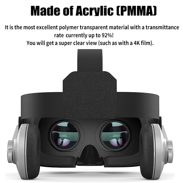 Okulary VR Box G07E 4.7-6.1 cala do smartfonów, filmy, gry 3D, wirtualna rzeczywistość dla krótkowzrocznych - Wianko - 5