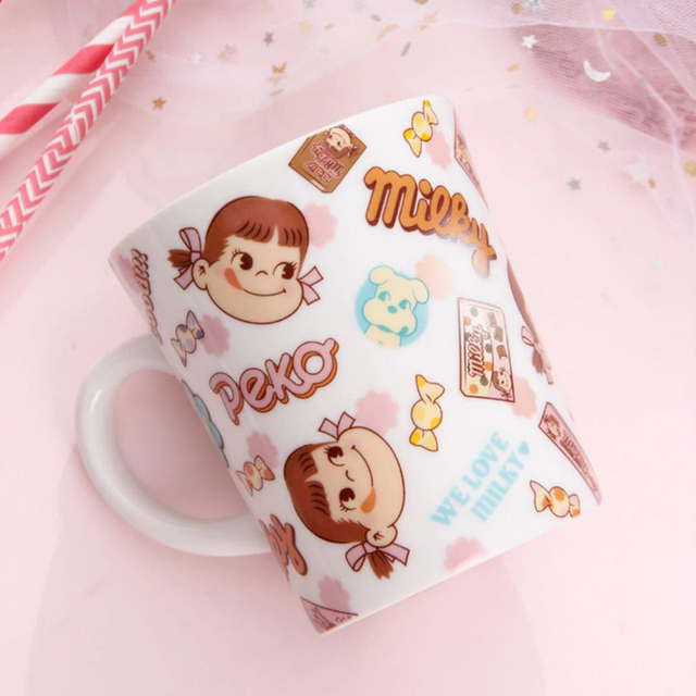 Ceramiczny kubek do kawy mlecznej o truskawkowym wyglądzie, z motywem anime dla dziewczynek, odporny na wysoką temperaturę - różowy, idealny do domu, szkoły, studentów i dzieci - Wianko - 10