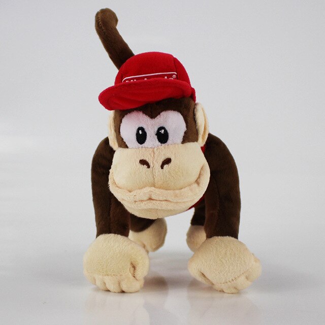 Pluszowa lalka małpa osioł królów Kong Diddy 19/25cm, wzorowana na postaciach Super Mario - Wianko - 5