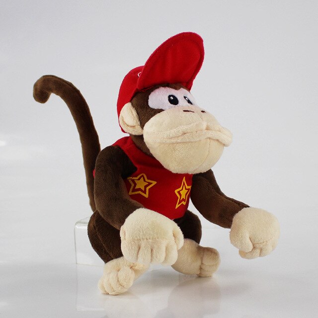 Pluszowa lalka małpa osioł królów Kong Diddy 19/25cm, wzorowana na postaciach Super Mario - Wianko - 6