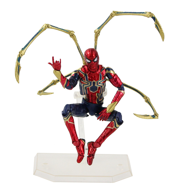 Figurka Spiderman, Thanos, Hulk, Thor, Antman, Hawkeye i Iron Man z filmu Wojna bez granic w serii Marvel SHF - Wianko - 47