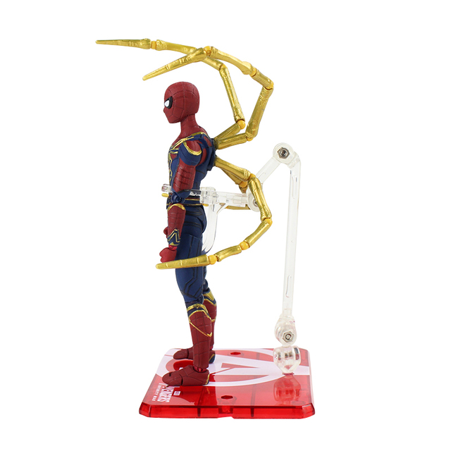 Figurka Spiderman, Thanos, Hulk, Thor, Antman, Hawkeye i Iron Man z filmu Wojna bez granic w serii Marvel SHF - Wianko - 24