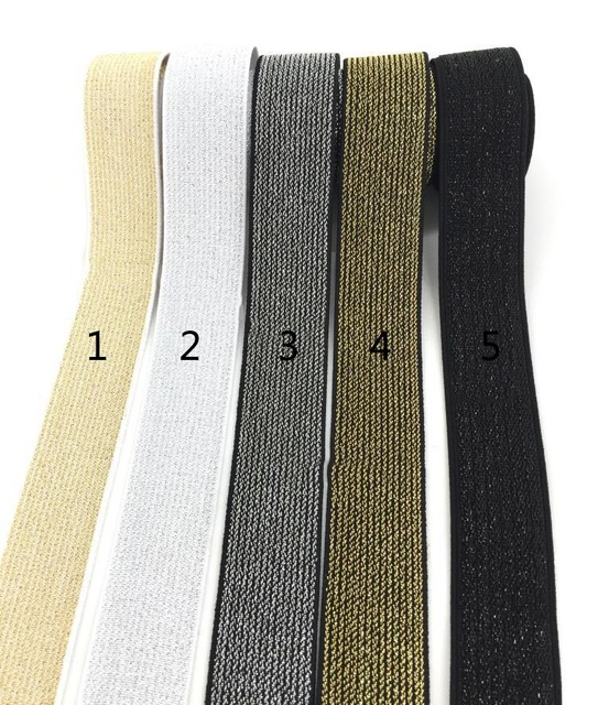 Opaska elastyczna nylonowa do szycia taśma gumowa meetee 1-6cm - akcesoria do odzieży, spodni i toreb AP336 - Wianko - 21