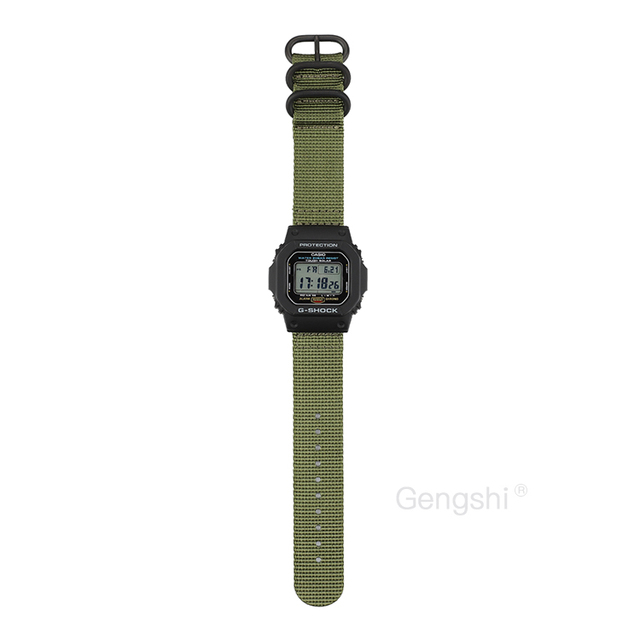 Nylonowy pasek o szerokości 16mm do zegarka GM-5600 GW-B5600 DW-5600BB - Wianko - 4