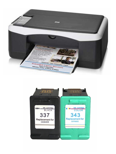 Wkłady regenerowane Ewigkeit 337 i 343 dla drukarek HP - kompatybilne z Photosmart 2500, 2570, 2573, 2575, C4140, C4150, C4180, C4190, Officejet 6300, 6310, 6315 oraz Deskjet D4160 i 5940 - Wianko - 2