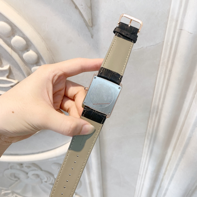 Zegarek PABLO RAEZ luksusowy, skórzany, kwadratowy, para, zegar unisex - prezent dla zakochanych - Wianko - 39