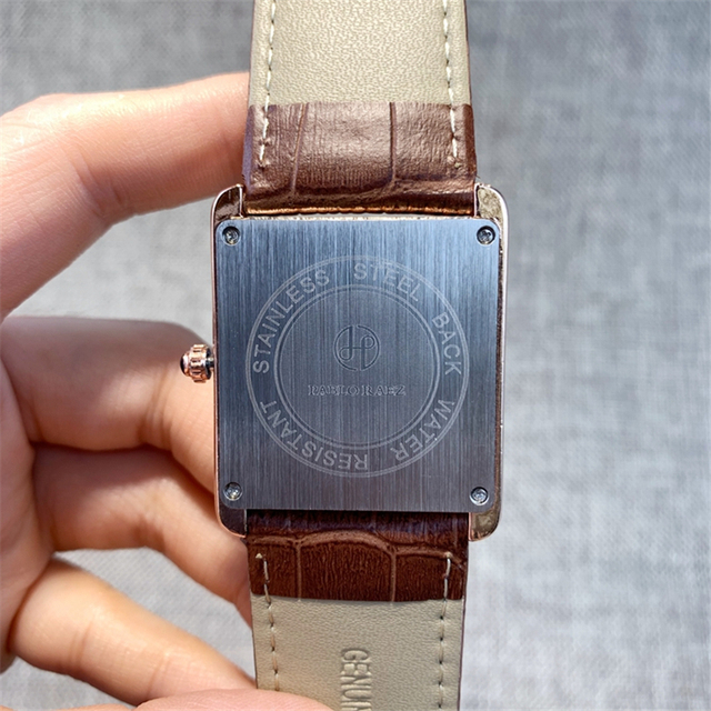 Zegarek PABLO RAEZ luksusowy, skórzany, kwadratowy, para, zegar unisex - prezent dla zakochanych - Wianko - 30
