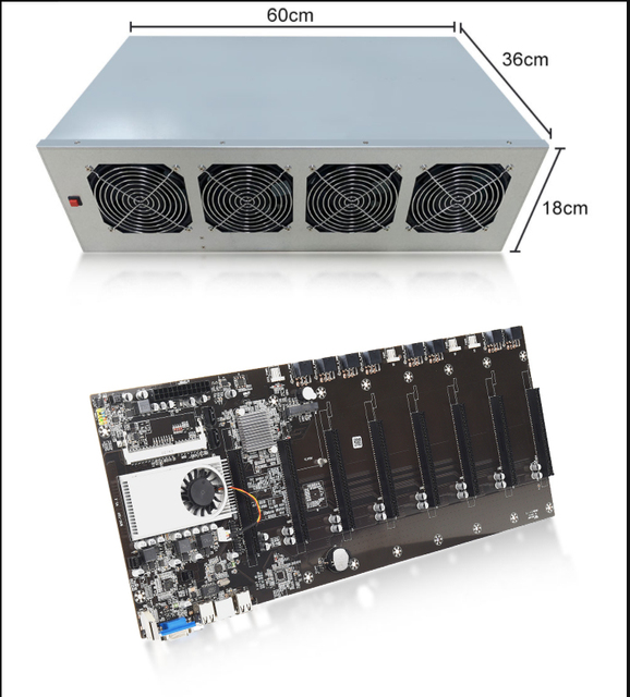 Płyta główna z CPU 1037U, chipsetem HM77, obsługą VGA, HDMI i 8-GPU - idealna do kryptowalutowego kopania BTC - Wianko - 8