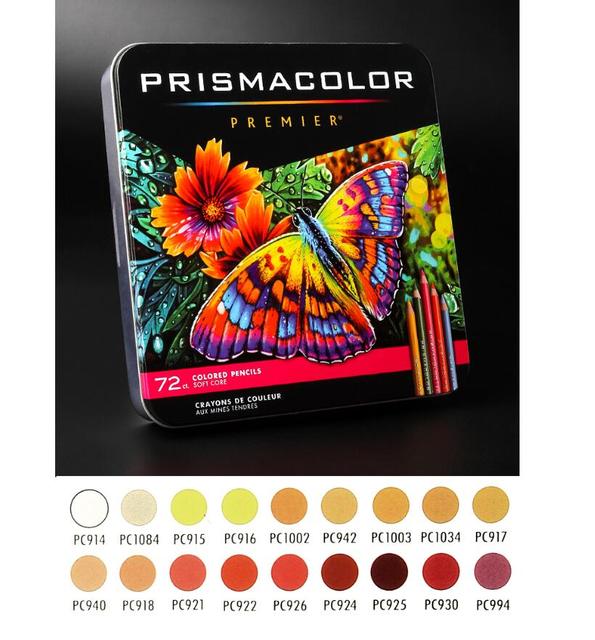 Prismacolor Premier - miękkie kredki artystyczne z rdzeniem 48, 72 lub 150 kolorów - Wianko - 59
