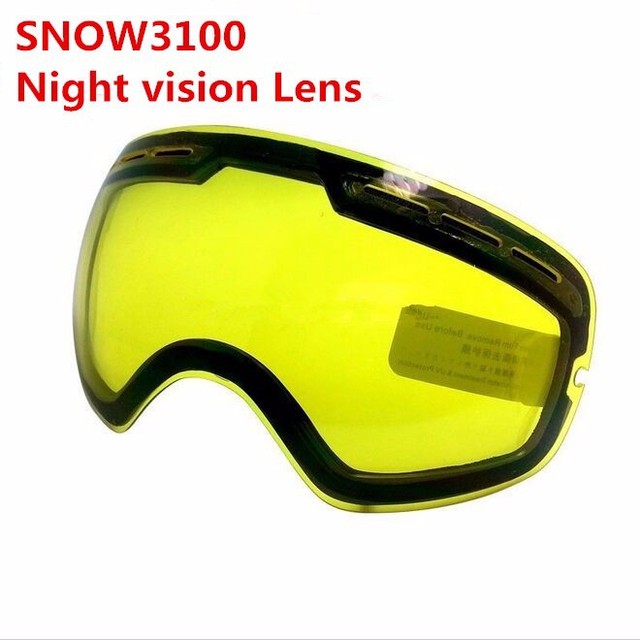 Okulary narciarskie Snow Motocross Snowboard - gogle z podwójnym obiektywem noktowizyjnym SNOW3100, G201 do jazdy w pochmurną noc - Wianko - 16