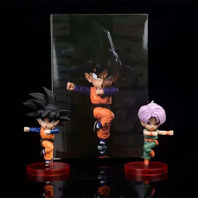 Figura Dragon Ball Super Vegeta Trunks Goten 8cm - Dragon Ball Z Super Saiyan Goku Gota - Dekoracje na prezenty - Wianko - 1