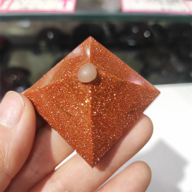 Kryształowa piramida z kamieniem kwarcem - Brand new, 100% naturalna, uzdrawianie Chakra Reiki, dekoracyjny prezent - Wianko - 7