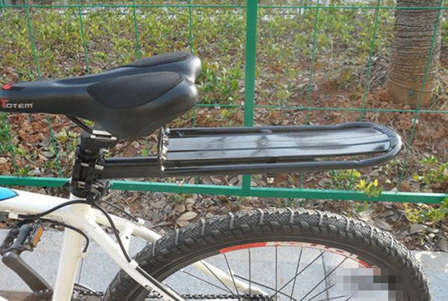 Wspornik aluminiowy tylny rowerowego bagażnika dachowego z siodełkiem, uchwytem na torbę rowerową oraz półką - Wianko - 9