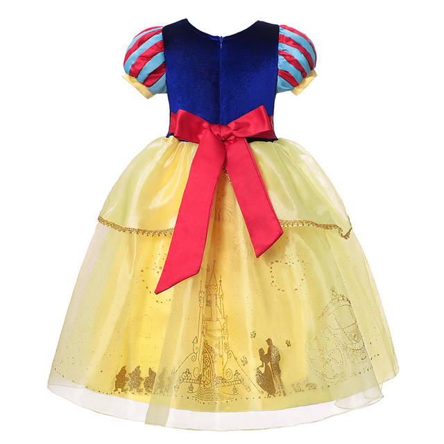 Kostium Cosplay Disney Girls - sukienka Śnieżnobiała dla dzieci na Halloween, urodziny, karnawał - ubranie imprezowe - Wianko - 5