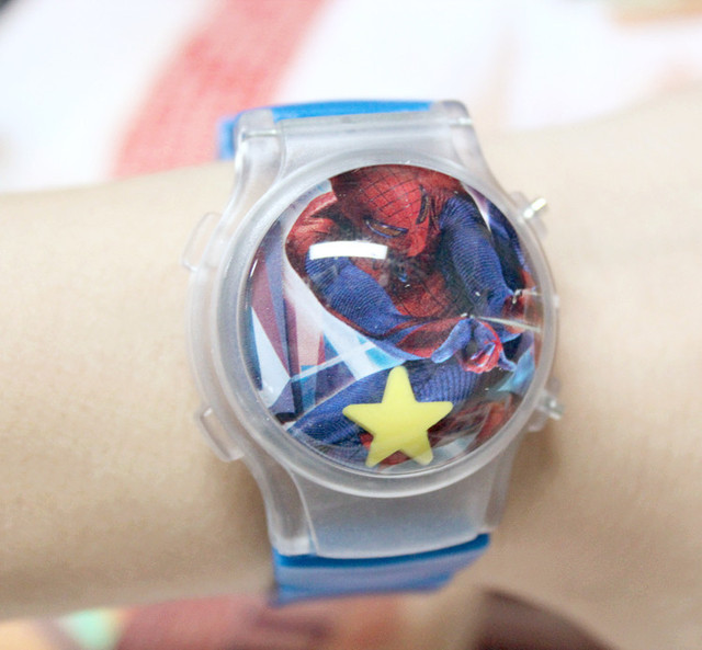 Zegarek dla dzieci Disney Princess Aisha Spiderman - Frozen Cartoon - zegarek dziecięcy dla chłopców i dziewcząt - Wianko - 6