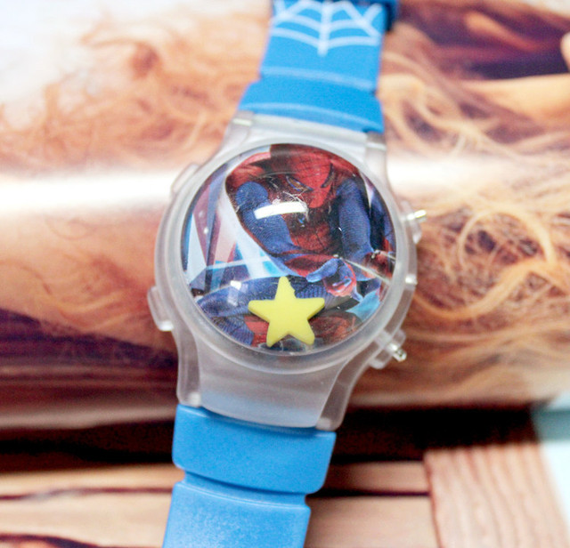 Zegarek dla dzieci Disney Princess Aisha Spiderman - Frozen Cartoon - zegarek dziecięcy dla chłopców i dziewcząt - Wianko - 5