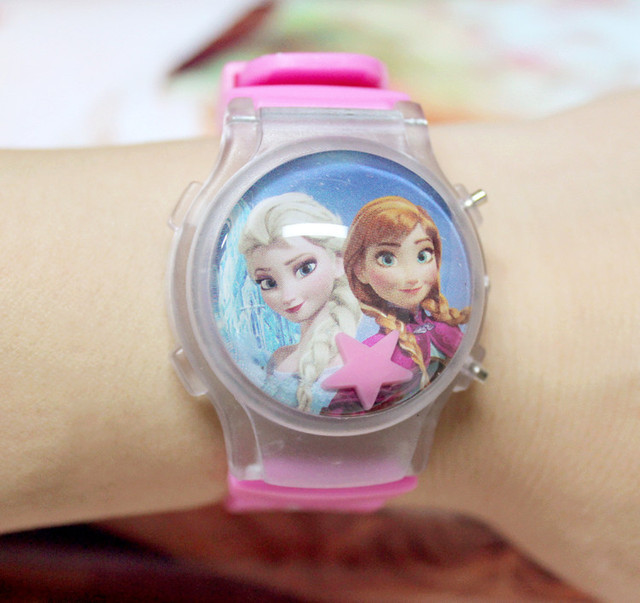 Zegarek dla dzieci Disney Princess Aisha Spiderman - Frozen Cartoon - zegarek dziecięcy dla chłopców i dziewcząt - Wianko - 4